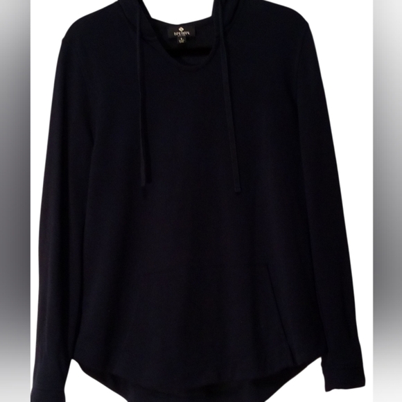 Sperry - Navy Blue Hoodie W/ Draw Strings, Long Sleeves, Tunnel Pocket, Size S - Picture 3 of 8